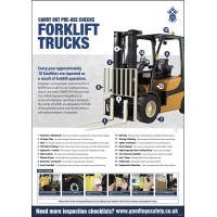 Forklift Poster - Visual Inspection Checklist