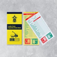 Loader Crane Inspection Books - 25 Checklists