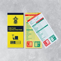 Pallet Truck Inspection Books - 25 Checklists